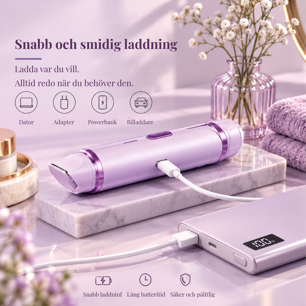 Belle - Från stubb till silkeslen hud på några minuter.